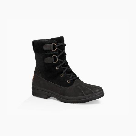 UGG Azaria Black Boots for Women (RSWZ85174)